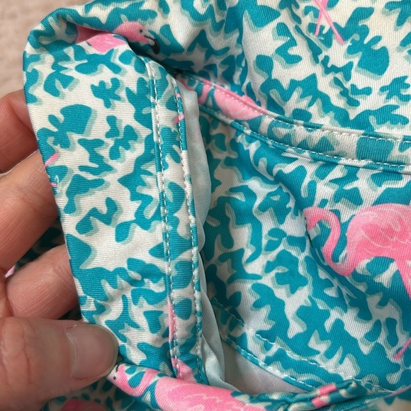 Chubbies Teal Pink Flamingo Polo Shirt Poolside Size XL Vacation Resort Wear - Picture 14 of 14